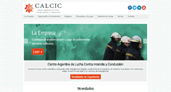 Desktop Screenshot of calcic.com.ar